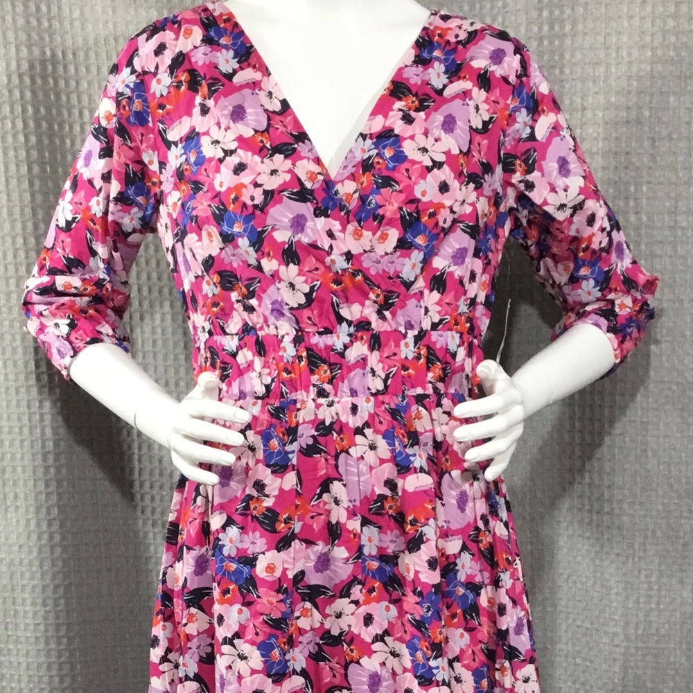 ON34th women’s floral maxi dress SZ M #583